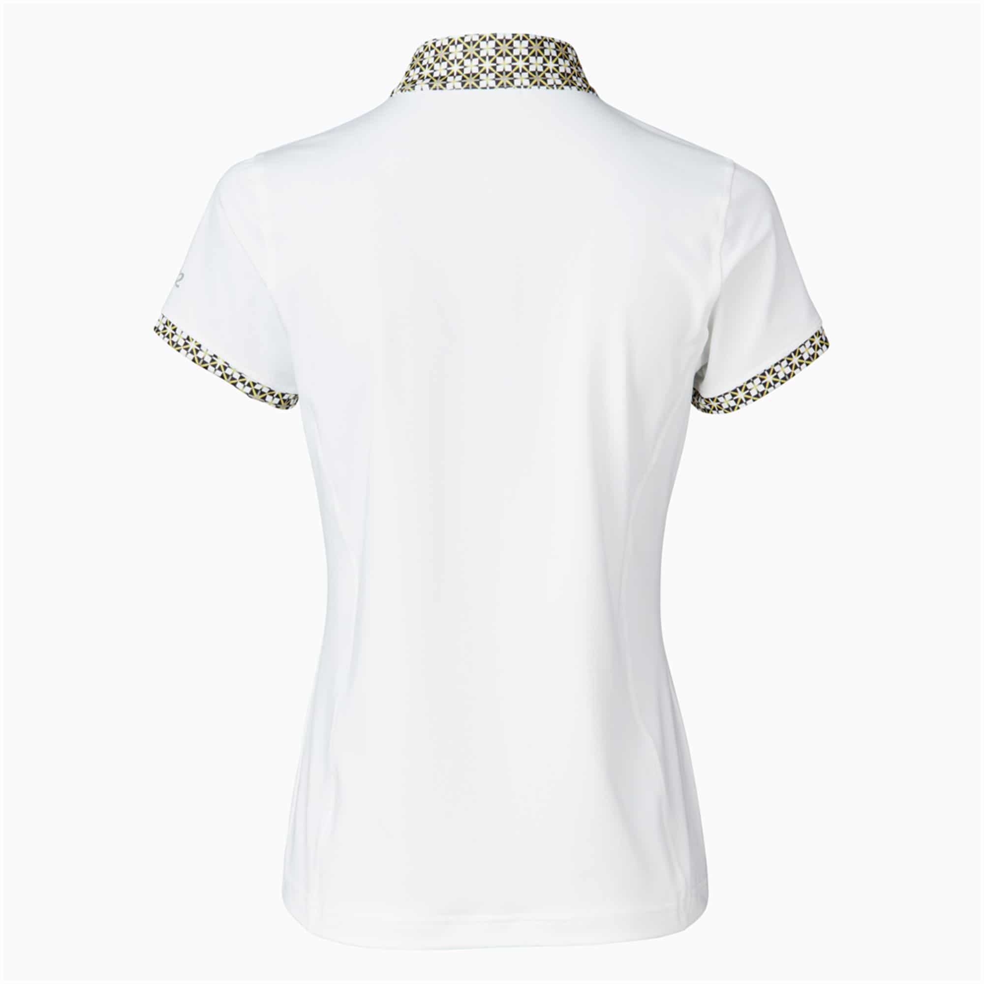 Daily Sports Olivia Cap Sleeve Polo Shirt White